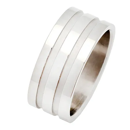 TRIBUTE, Ανδρική Βέρα από ανοξ.ατσάλι