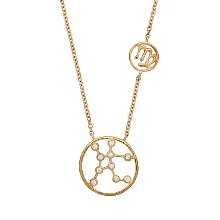 silverline,Ασημένιο Γυναικείο Κολιέ - Παρθένος