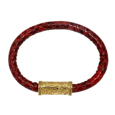 silverline, Γυναικείο Βραχιόλι από ανοξείδωτο ατσάλι & δέρμα