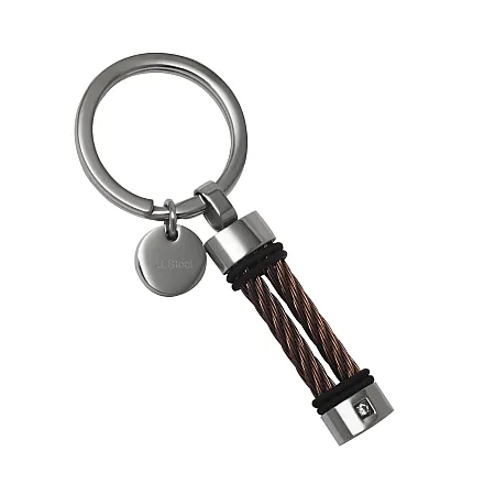 TRIBUTE, Ανδρικό Μπρελόκ Από ανοξείδωτο ατσάλι