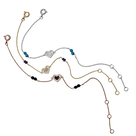 silverline, Ασημένιο Γυναικείο Βραχιόλι με μάτι βασκανίας