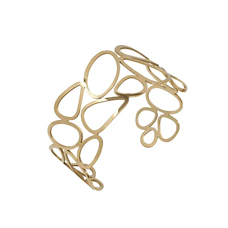 silverline, γυναικείο, βραχιόλι, από, ανοξείδωτο, ατσάλι, επίχρυσο