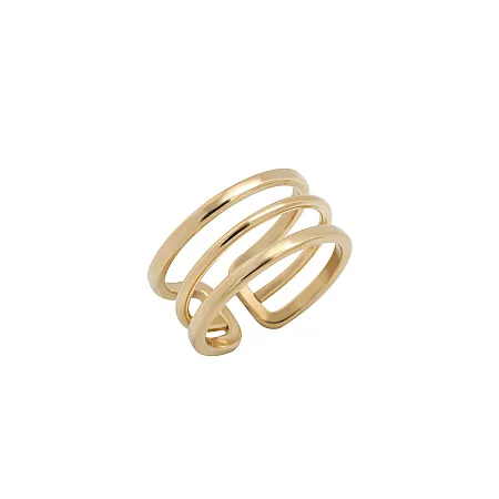 silverline,γυναικείο, δαχτυλίδι,,από ,ανοξείδωτο, ατσάλι, επίχρυσο