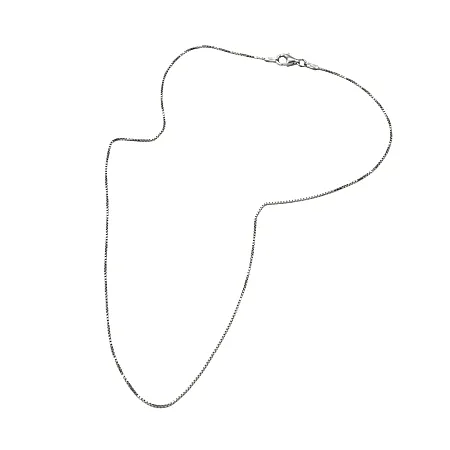 TRIBUTE, 925, ασημένια, καδένα, unisex, 50cm, διαμανταρισμένη, "VENEZIANA", 1mm με άσπρο, επιπλατίνωμα, χωρίς, νικέλιο,