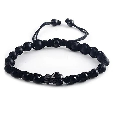 Βραχιόλι ανδρικό με ανοξείδωτο ατσάλι, όνυχες & γάντι πυγμαχίας, TRIBUTE,0230444501