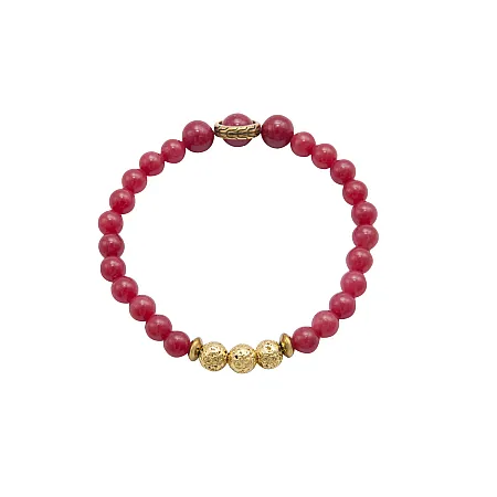 Γυναικείο βραχιόλι με κοράλλια από ανοξείδωτο ατσάλι, silverline