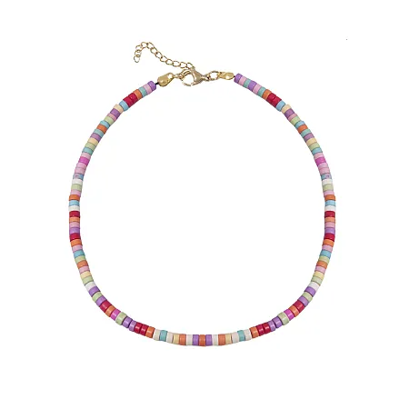 woofie, παιδικό, κολιέ από ανοξείδωτο ατσάλι, με κίτρινο επιχρύσωμα & αλυσίδα προέκτασης.