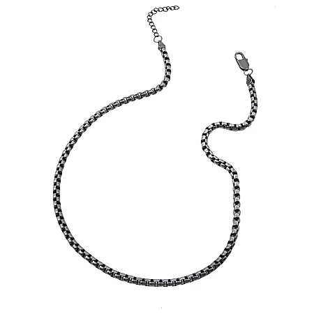 TRIBUTE, unisex, καδένα, χοντρή, οξειδωμένη, 51εκατοστά+5εκατοστά αλυσίδα προέκτασης