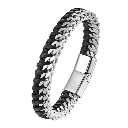 Ανδρικό βραχιόλι ατσάλινο, 21,8 εκατοστών,TRIBUTE, 0230453601